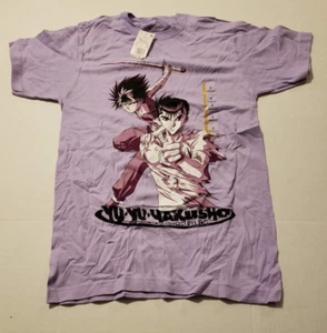 Anime Yu Yu Hakusho Ghost Files Yusuke Urameshi Hiei Purple Anime T-shirt Small - Picture 1 of 7