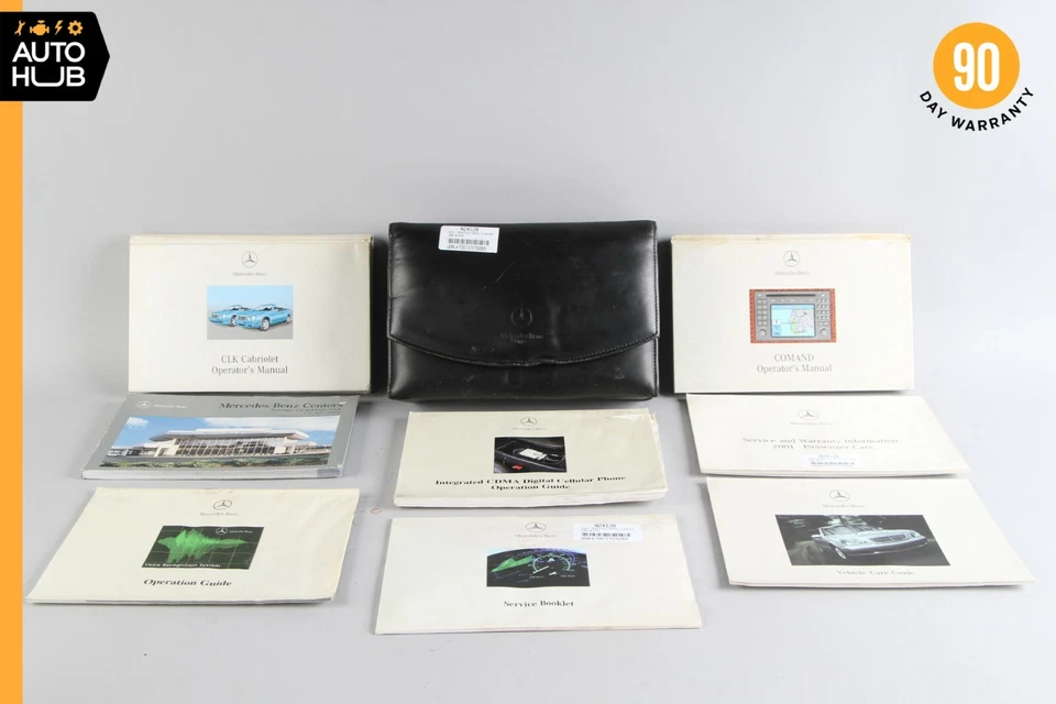 Mercedes-Benz W208 CLK320 2001 manual del propietario conjunto de libro fabricante de equipos originales Foto 1 de 4