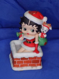 BETTY BOOP Adorno de Navidad con Cerámica Pudgy The San Francisco Gift Co. - Imagen 1 de 5