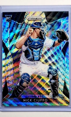 2019 Panini Prizm Tier III Blue Wave Prizms #212 Nick Ciuffo /60 RC Rookie - Image 1 of 2