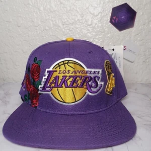 NBA Los Angeles Lakers Roses Snapback Luxury Collection Men Structured Hat Cap - Bild 1 von 4