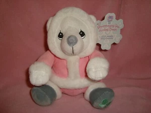 Precious Moments 2001 January Show Exclusive Plush Holiday Cheer Polar Bear 7" - Imagen 1 de 8