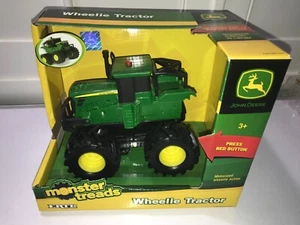 NEW** John Deere ERTL Monster Treads Wheelie TRACTOR Motorized Toy - Picture 1 of 2