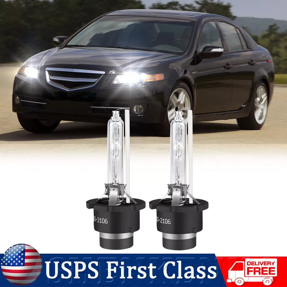 2x Faros de xenón D2S HID bombillas blancas para Acura TL TSX RDX MDX NSX ZDX CL RL Foto 1 de 4
