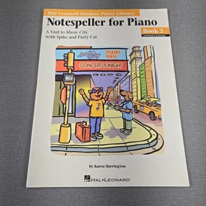 Notespeller for Piano Book 3 by Karen Harrington ~ 2002 Music Workbook - Picture 1 of 8