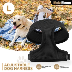 Adjustable Pet Dog Puppy Harness Reflective Vest [BREATHABLE MESH] For Large Dog - Picture 1 of 32