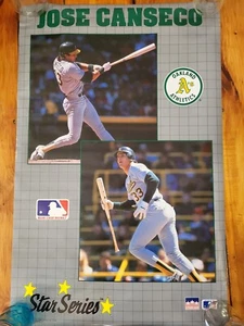 1989 Jose Canseco Oakland A's MLB Starline Vintage Poster Star Serie 22" x 34" - Bild 1 von 5