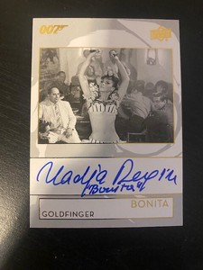 2019 Upper Deck 007 James Bond Inscription Auto #A-NR  Bonita