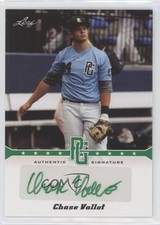 2013 Leaf Perfect Game Showcase Auto Green /10 Chase Vallot #A-CV2 Auto