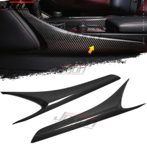 Real Carbon For Lexus IS200t 300 350 AWD 2014-2017 Console Gear Panel Side Cover - Picture 1 of 11