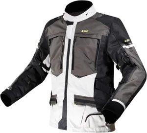 LS2 Norway Mens Jacket - Gray/Black/Yellow - Large - MJT128-113R4 - Picture 1 of 2