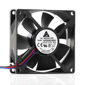 AFB0824SH 8 cm 8025 DC24V 0,33A ventilateur de refroidissement onduleur double bille - Photo 1/8