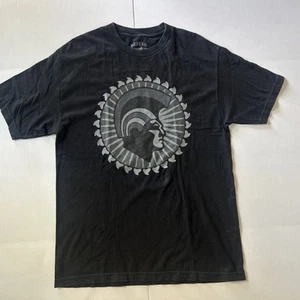Defend Hawaii Men's Kamehameha Logo Sz Large Blk Cotton T-Shirt - Picture 1 of 8