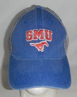 Southern Methodist University SMU Mustangs Mesh Snapback Baseball Hat Cap Legacy - Image 1 of 4