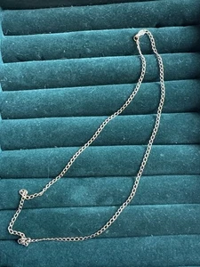 Vintage 1/20 12K Yellow Gold Filled Filigree Chain Necklace 17” Marked - Picture 1 of 7