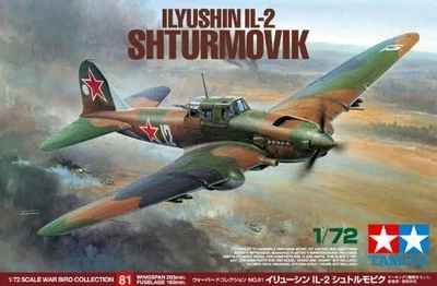 TAMIYA 1/72 WAR BIRD Collection n.81 ILYUSHIN IL-2 SHTURMOVIK kit 60781 JAPAN81 - Immagine 1 di 4