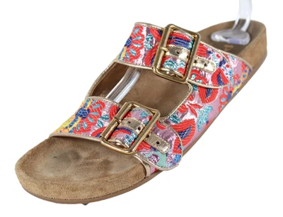 Sandalias planas PRADA Multicolor AMARENA Brocado Dos Correas 38.5 Foto 1 de 4