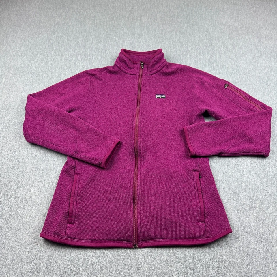 Patagonia Better Suéter Chaqueta Mujer Grande Rosa Cremallera Completa Vellón Logo 25541 Foto 1 de 4