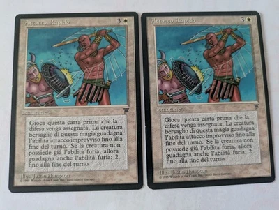2 Italian Rapid Fire Legends MTG Exc Free shipping with tracking - Image 1 of 2