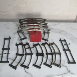 Hornby O Gauge Clockwork M9 Track Curved Track Boxed & Loose Straight x 13 - Picture 1 of 7