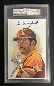 Dave Winfield Signed Perez Steele Postcard Baseball HOF Padres Autograph PSA/DNA - Picture 1 of 2