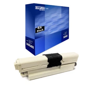 4x Europcart Toner BLACK für OKI MC-351-DN MC-561-DN C-531-DN MC-362-DN C-310-DN - Bild 1 von 3