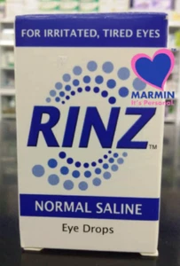 Rinz Normal Saline Eye Drops 5ml NEW & FREE SHIPPING - Picture 1 of 3