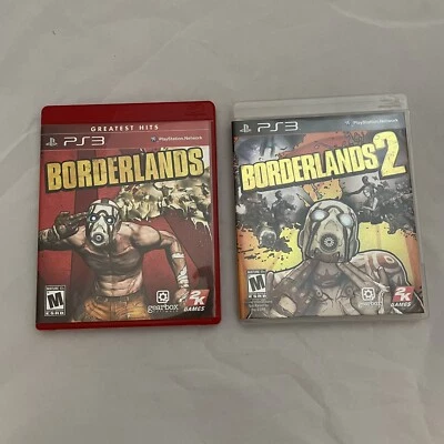 Borderlands Greatest Hits and Borderlands 2 PS3 Playstation Gearbox 2K Games - Image 1 of 3