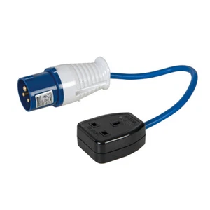 Power Master 16A-13A Fly Lead Converter 16A Plug to 13A Socket 341082 - Picture 1 of 1