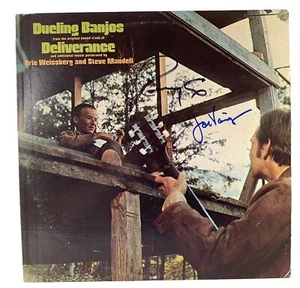 Álbum LP de entrega autografiado firmado de Jon Voight Ronny & Cox certificado por Beckett - Imagen 1 de 3