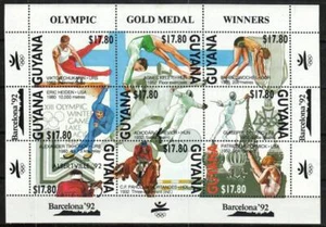 Guyana Stamp 2552  - 92 Summer & Winter Olympics - Picture 1 of 1