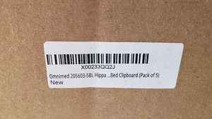 Omnimed 205603-5BG Hippa Compliant Covered OverBed Clipboard (Pack of 5) - Picture 1 of 1