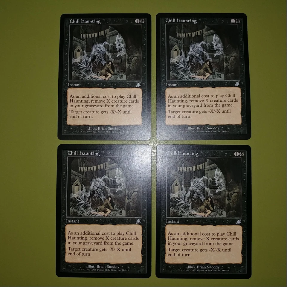 Chill Haunting x4 Scourge 4x Playset Magic the Gathering MTG - Image 1 of 1