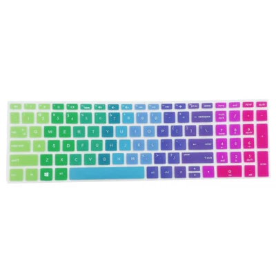 Laptop Keyboard Cover Protector Skin Film For HP 15.6 Inch BF Rainbow Color - Bild 1 von 4