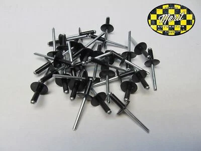 Arctic Cat Snowmobile 50-3/16 Large Head Black Rivets ZR SNOW PRO ZRT PANTERA