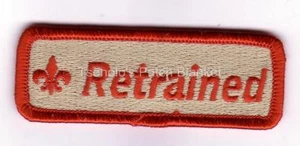 RETRAINED Training Strip Patch Private Issue Mint Condition FREE SHIPPING - Bild 1 von 1