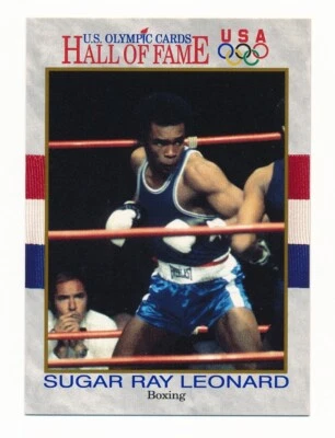 1991 Impel SUGAR RAY LEONARD U.S. Olympicards #29 Boxing Card Olympics - Image 1 of 2