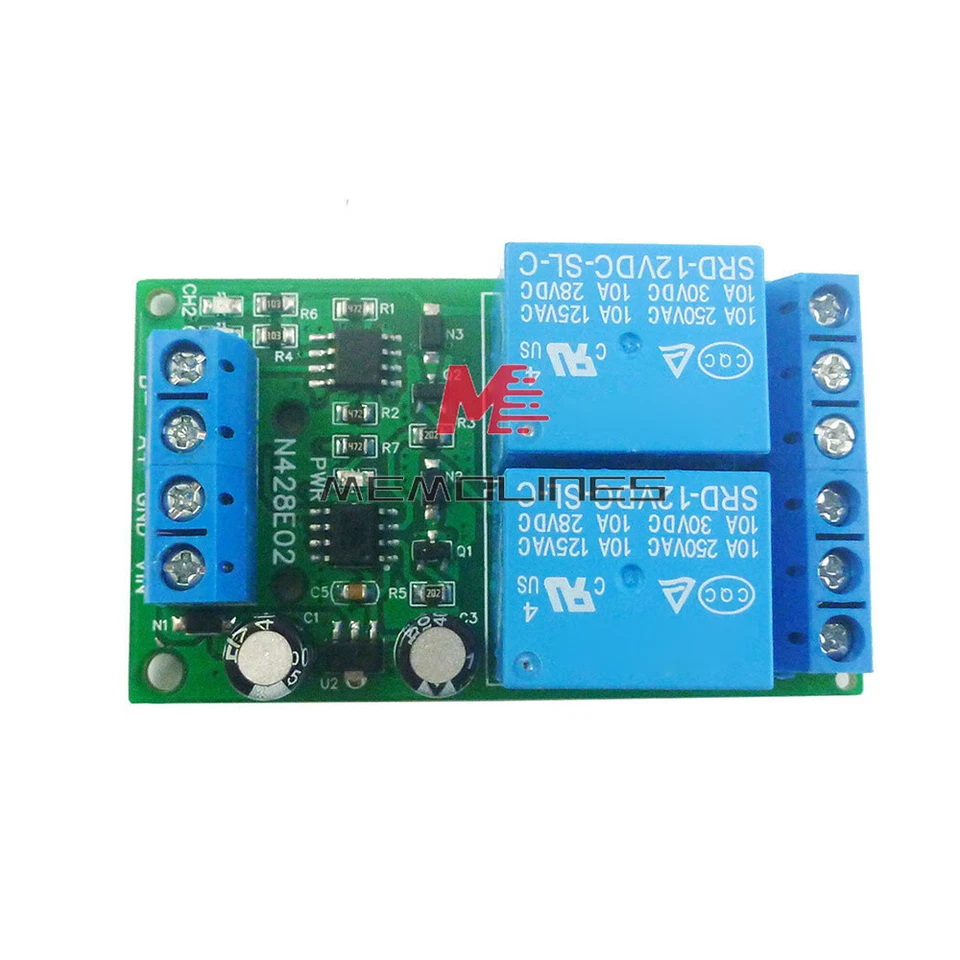 DC 12V 2 Channel RS485 Modbus Rtu Relay Module Automatic Switch Control Board - Image 1 of 1