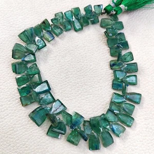Gemas de cianita bicolor azul verde 8x5 a 12x9 mm cuentas facetadas para hacer joyas 9,5" - Imagen 1 de 10