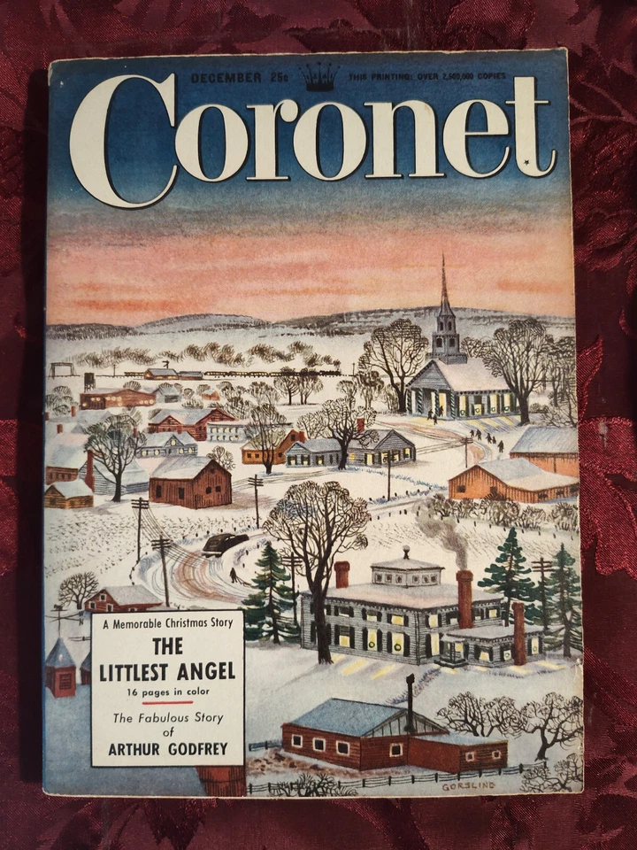 CORONET December 1949 CHARLES TAZEWELL's THE LITTLEST ANGEL ARTHUR GODFREY Foto 1 de 1