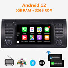 For BMW E39 X5 E53 Android12 Head Unit Car Radio Stereo Sat Nav Carplay BT WiFi