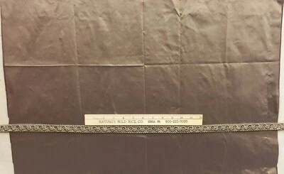 Fabric Faux Silk Taupe Brown with Trim 54" Wide x 27" Long Sewing Crafts DIY - Image 1 of 2