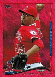 2014 Topps Red Foil #240 Ernesto Frieri Los Angeles Angels