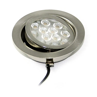 IP20 LED Einbauspots Melina 3W=30W Flache 12V Möbel-Einbaustrahler - SCHWENKBAR - Bild 1 von 4