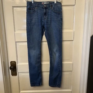 Jeans Levis 510 Juveniles 14 Regular 27x29 Azul Denim Elastizado Informal Escuela Niños - Imagen 1 de 5