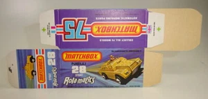 Matchbox Superfast n° 28B Stoat déplié, impression boîte fraîche "K" - Photo 1/2