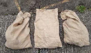 10x Hessian Burlap Jute Bags Sacks Empty For Coffee Beans, Spices, Wood, Grains - Picture 1 of 7