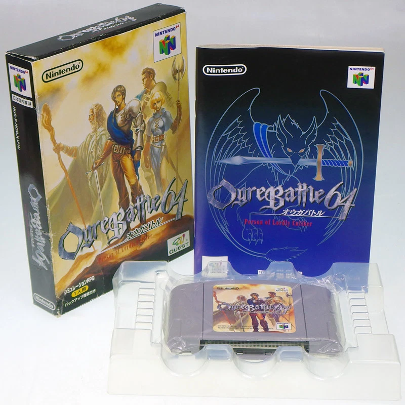 Ogre Battle 64 N64 Nintendo 64 Japan Import RPG QUEST Boxed Complete NTSC-J - Image 1 of 1