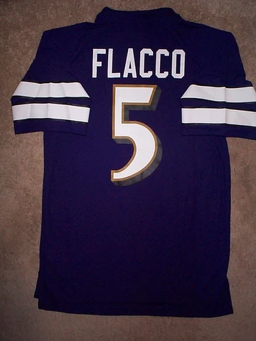 Baltimore Ravens JOE FLACCO nfl Jersey Adult MEN/MENS/MEN'S (xl) Cover