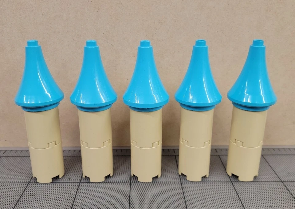 Lote de 15 Lego Duplo Repuesto Torre Castillo Arena Parte Beige/Azul Claro Foto 1 de 1